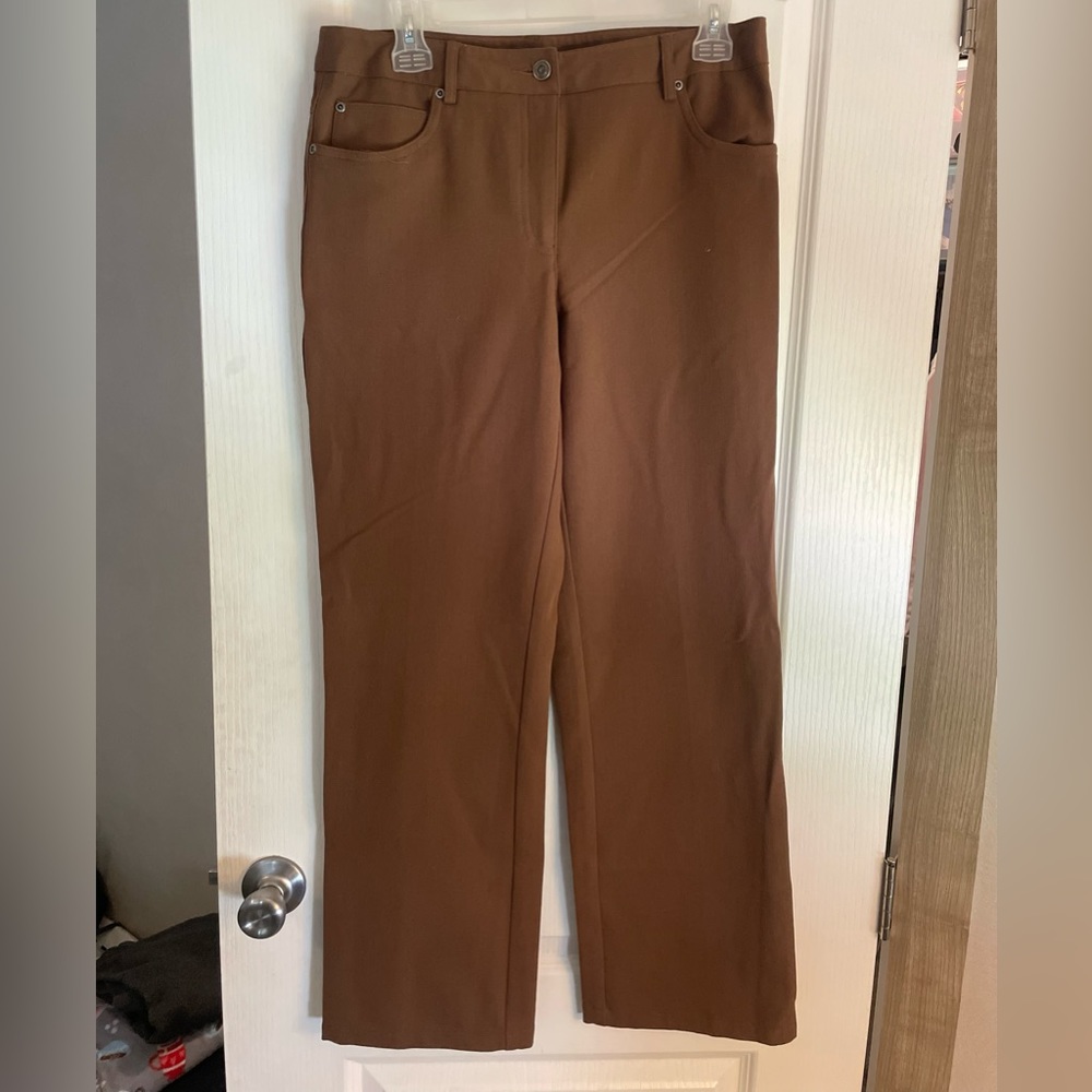 Rafaella, brown women’s dress pant.